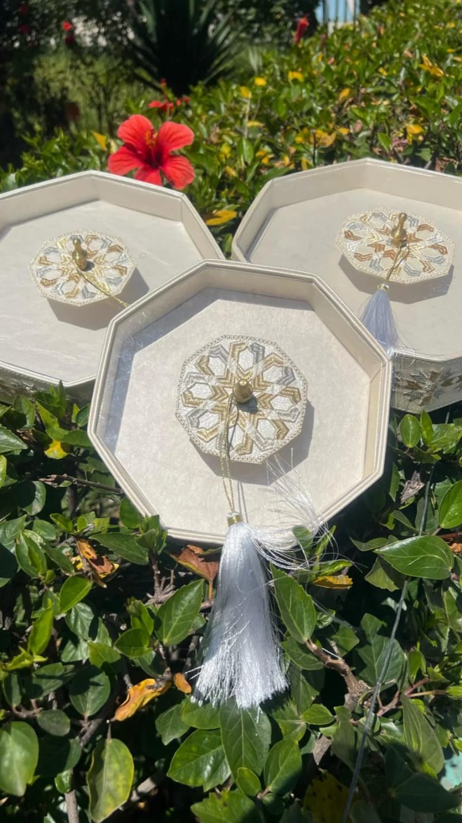 Plateaux de service décoratifs