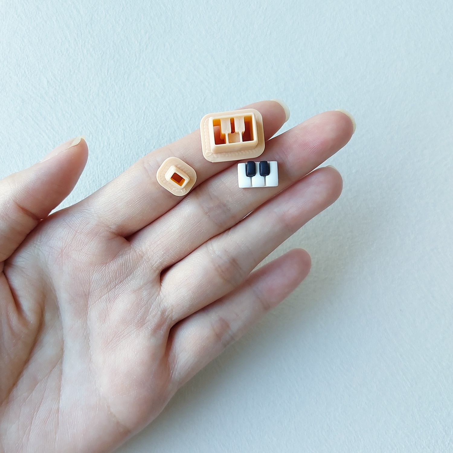 Mini Piano Polymer Clay Cutter Set 