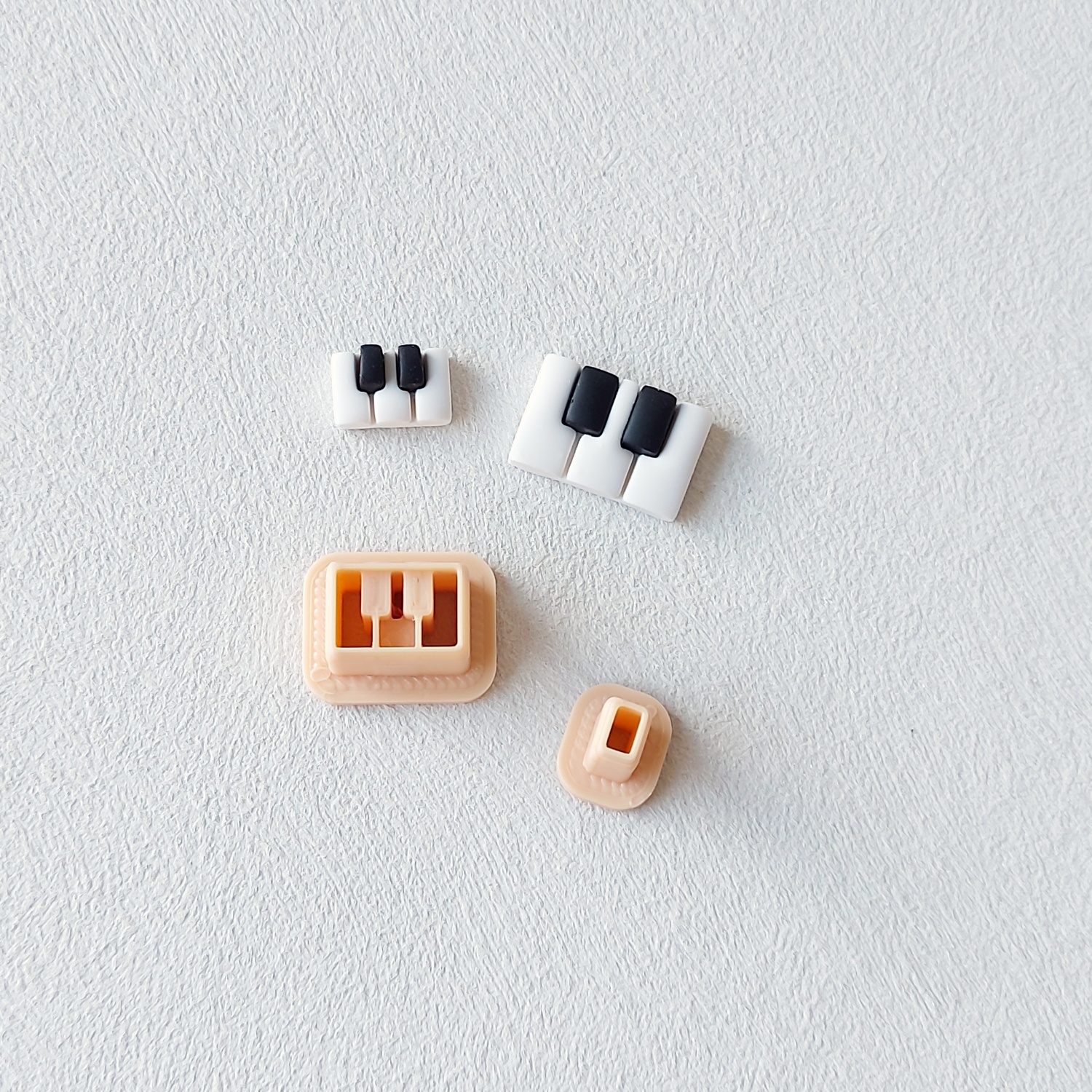 Mini Piano Polymer Clay Cutter Set 