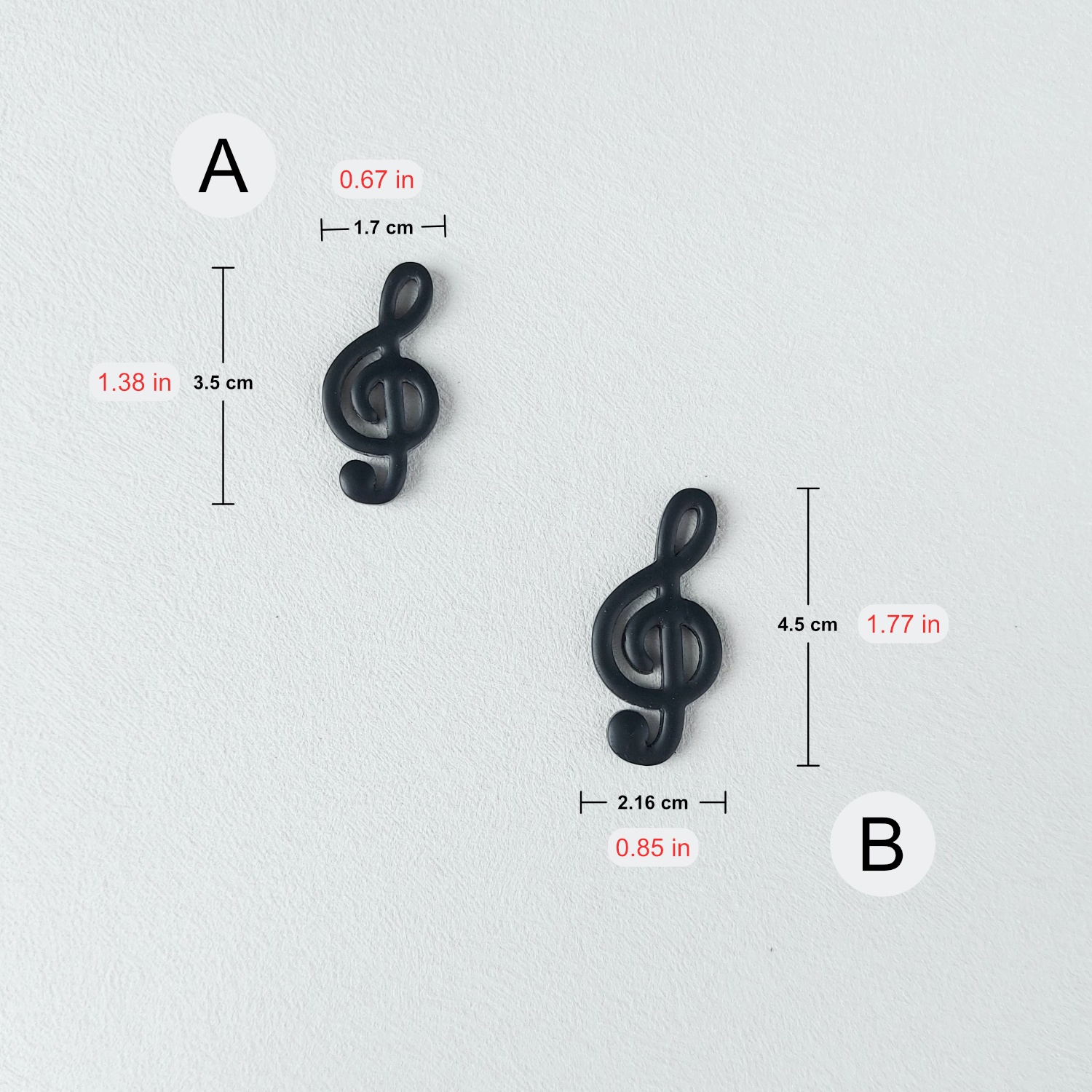 Treble Clef Polymer Clay Cutter 
