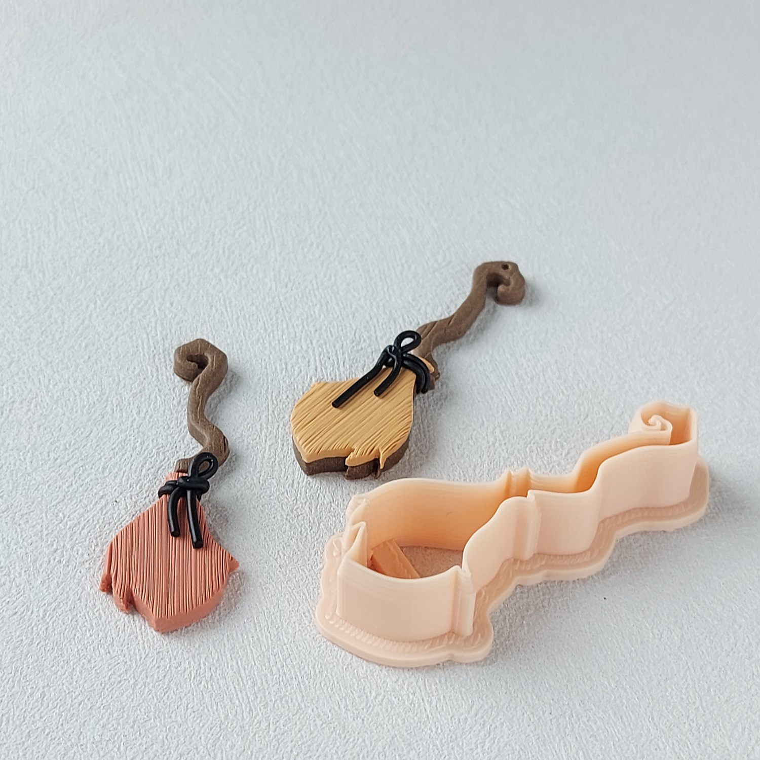 Witch Broom Polymer Clay Cutter 