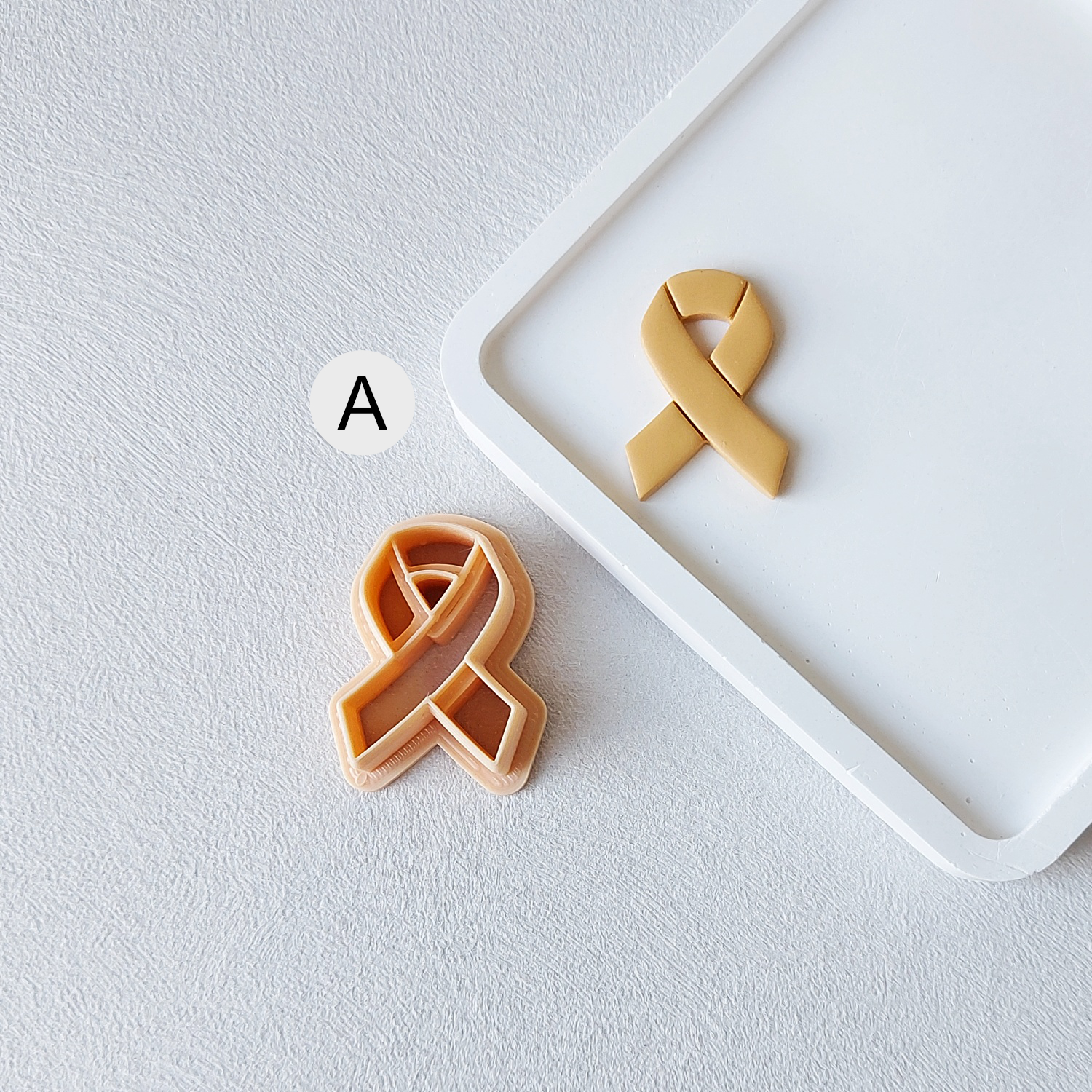 Awareness Ribbon Polymer Clay Cutters 