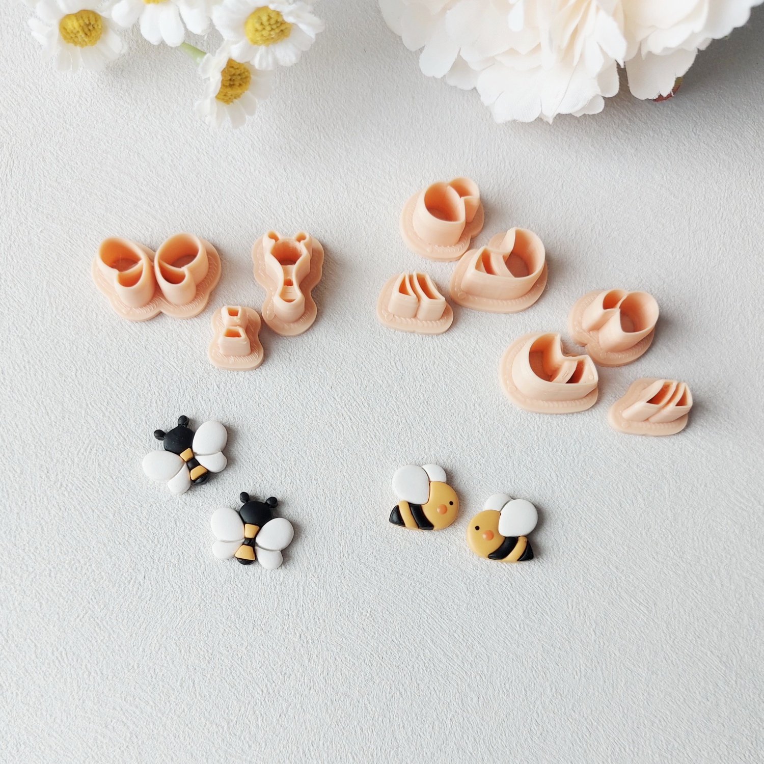 Bee Polymer Clay Cutter Set