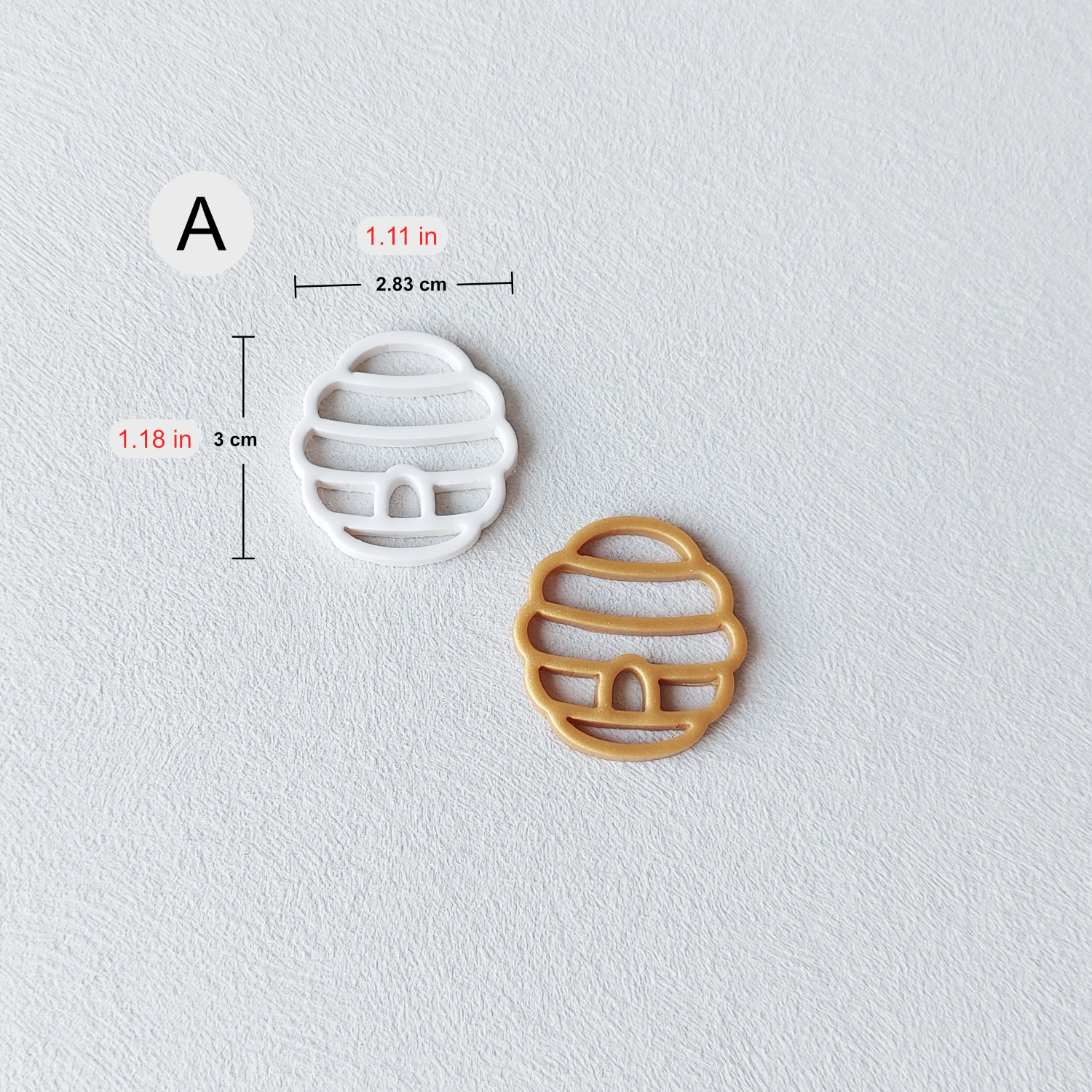 Outline Beehive Clay Cutter 