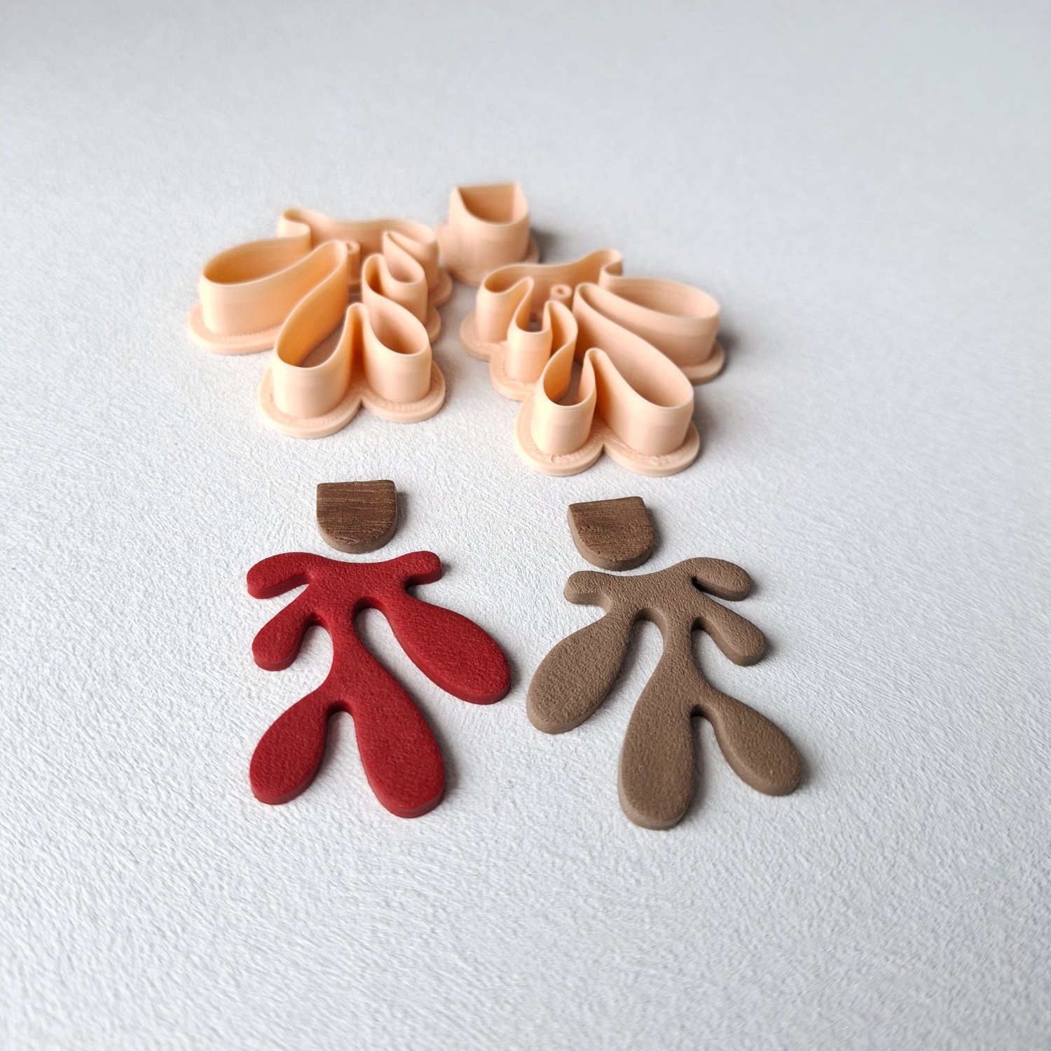 Abstract Organic Clay Cutter Set 