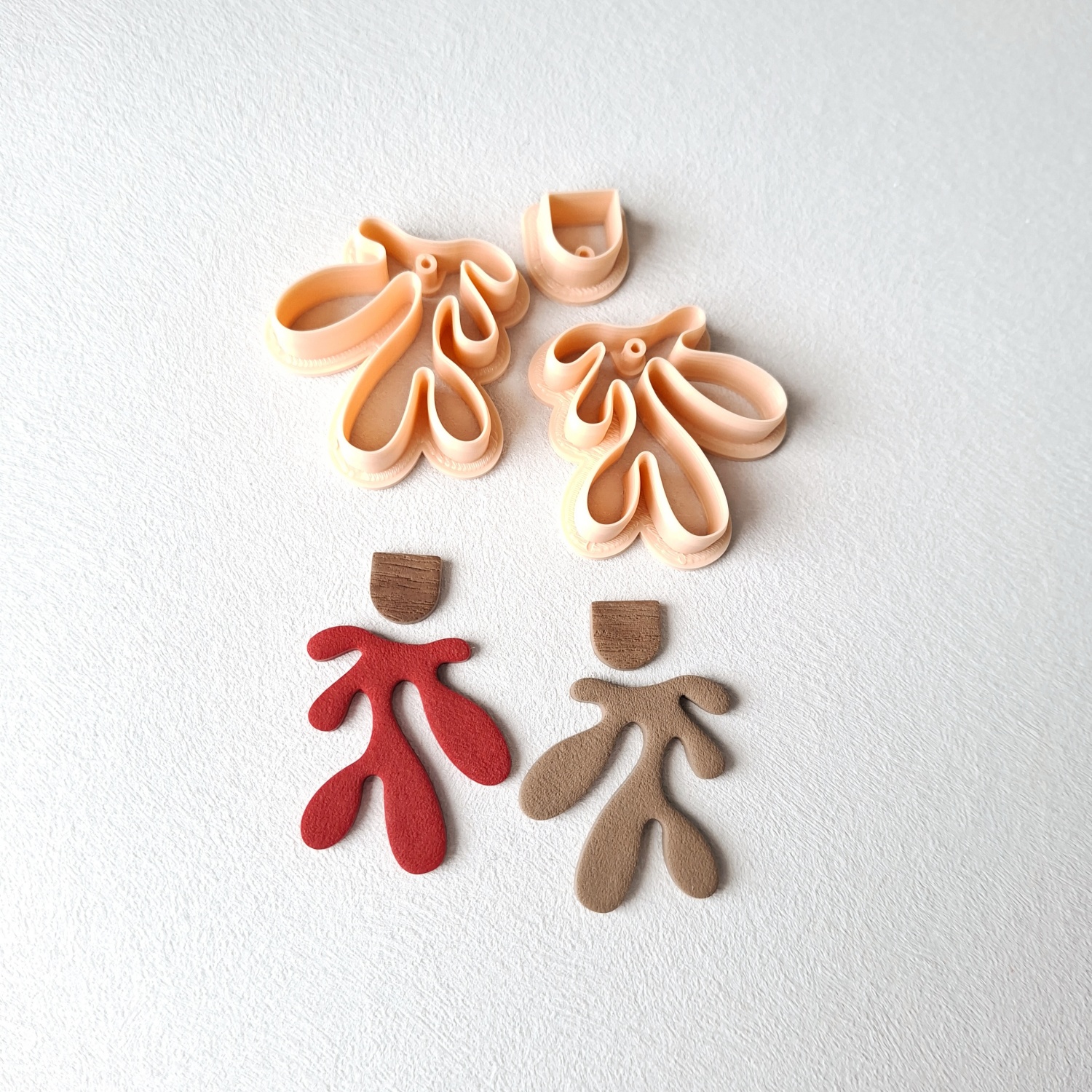 Abstract Organic Clay Cutter Set 