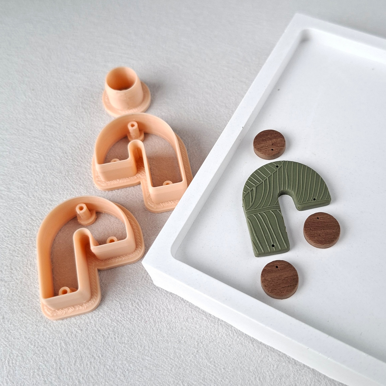 [Arch & Dot] Modern Polymer Clay Cutter Set for Dangle Earrings