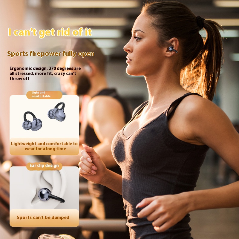 S6 Open-ear clip-on sports true wireless Bluetooth earbuds