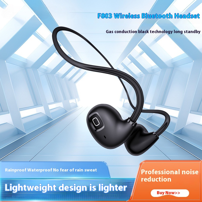 F803 Bone Conduction Sports Headset Running Wireless Bluetooth Earphone