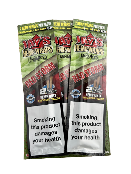 Jay's Hemp Wraps Red Storm x3
