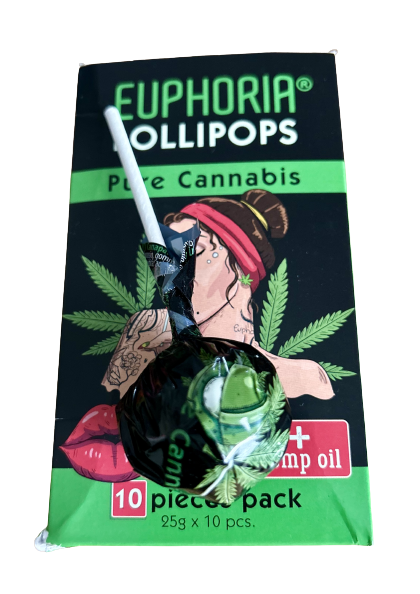 Pure Cannabis Lollipops x2