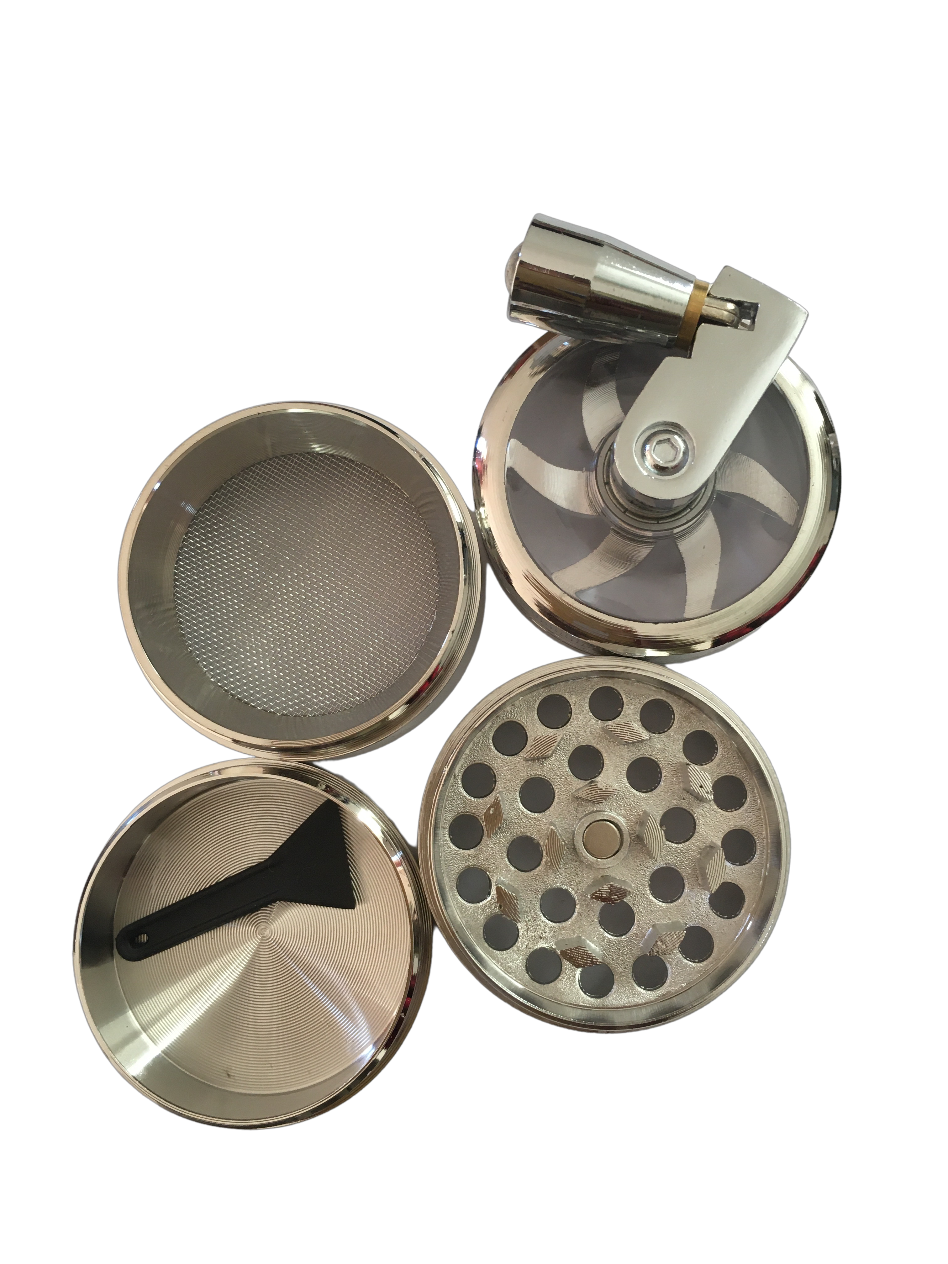 Herb Grinder with Hand Crank 