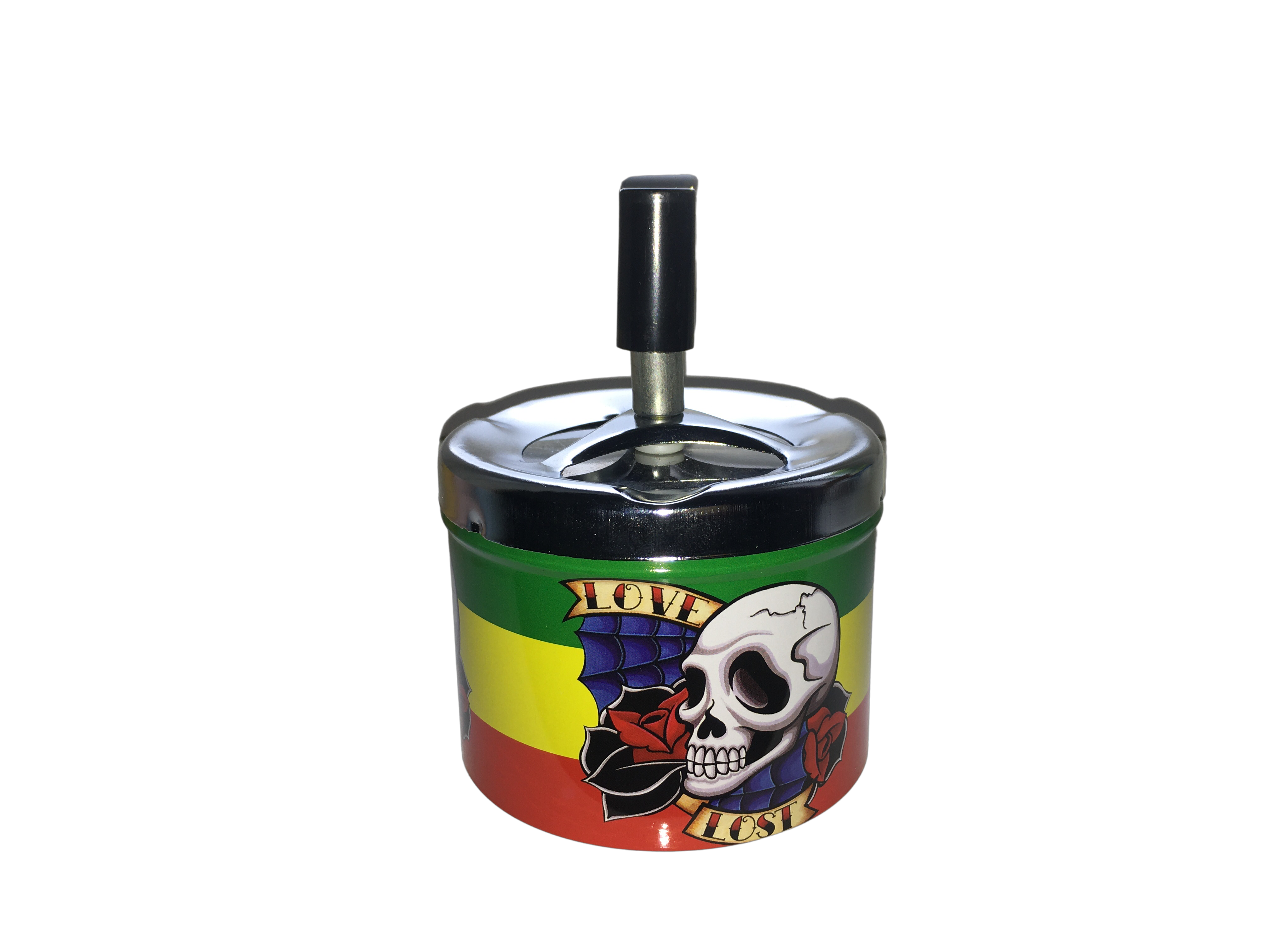 Assorted Push down Ashtray