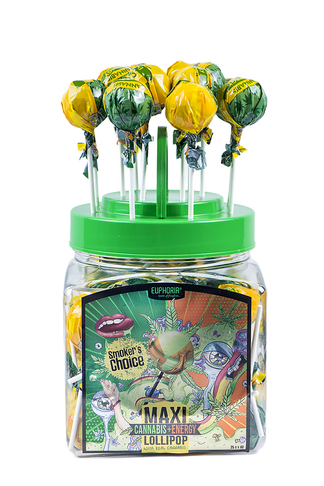 Maxi Cannabis Energy Lollipops x2