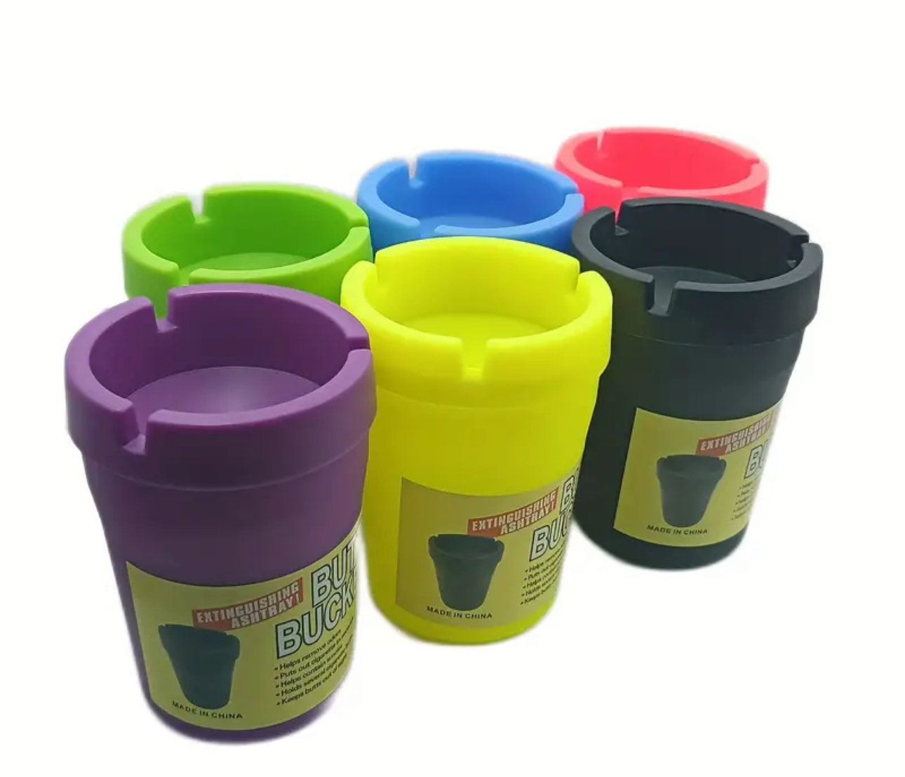 Colorful Portable Ashtrays (Assorted)
