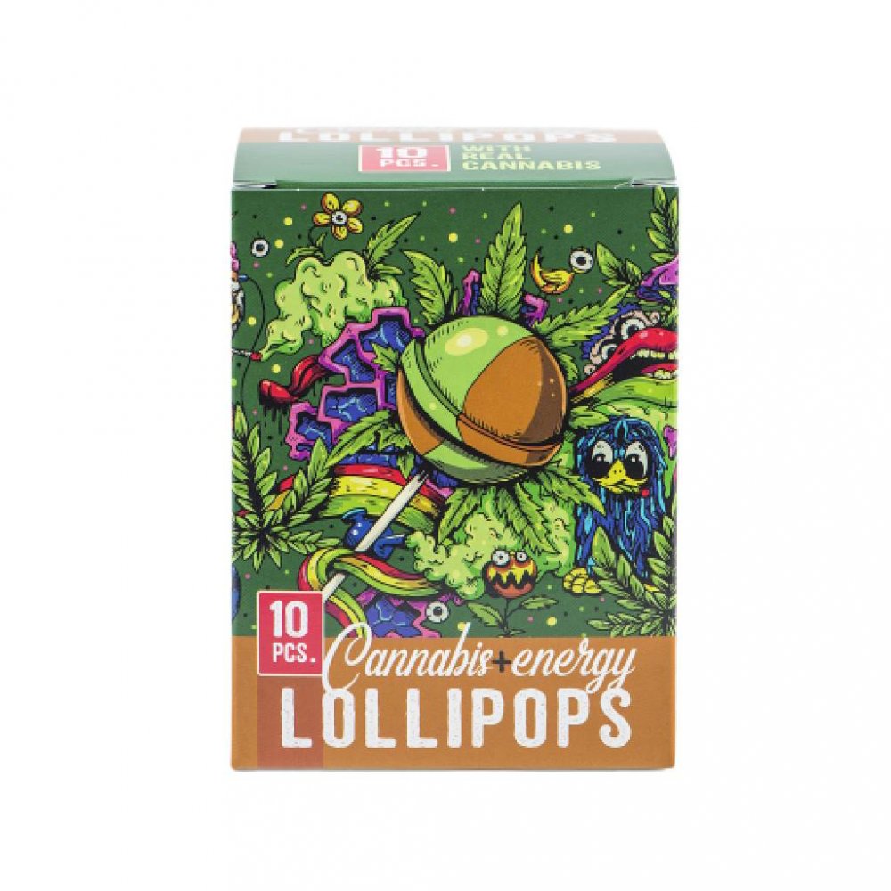 Cannabis+Energy Lollipops x2