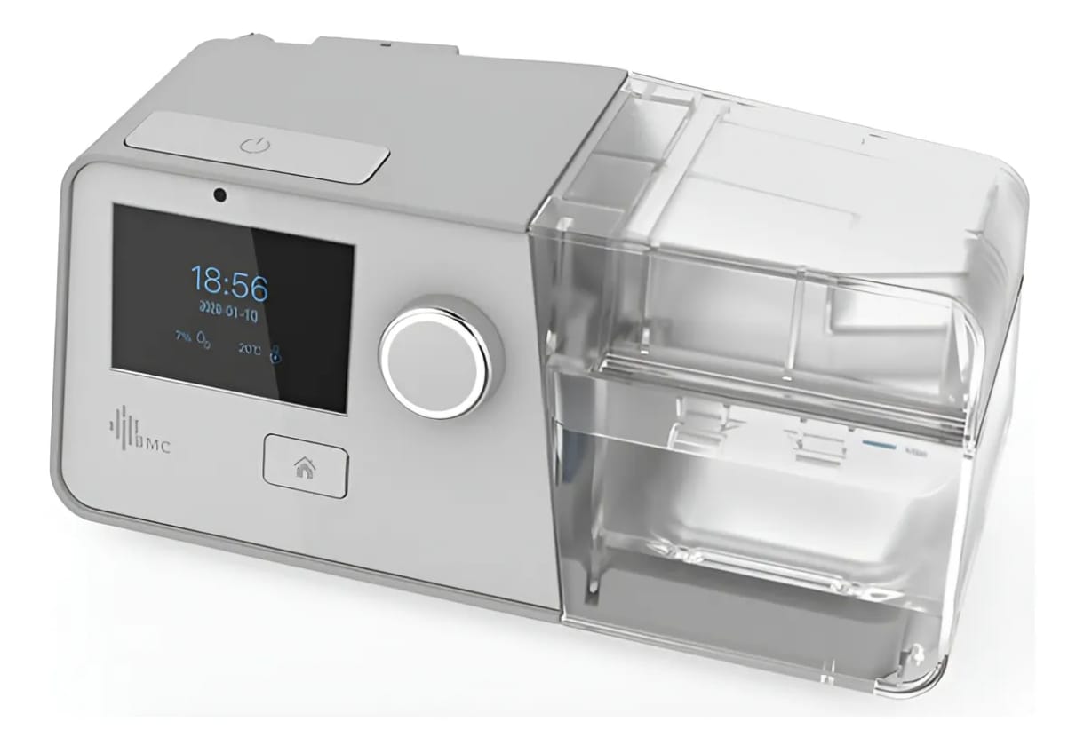 BIPAP BMC G3 CON FRECUENCIA RESPIRATORIA Y HUMIDIFICADOR