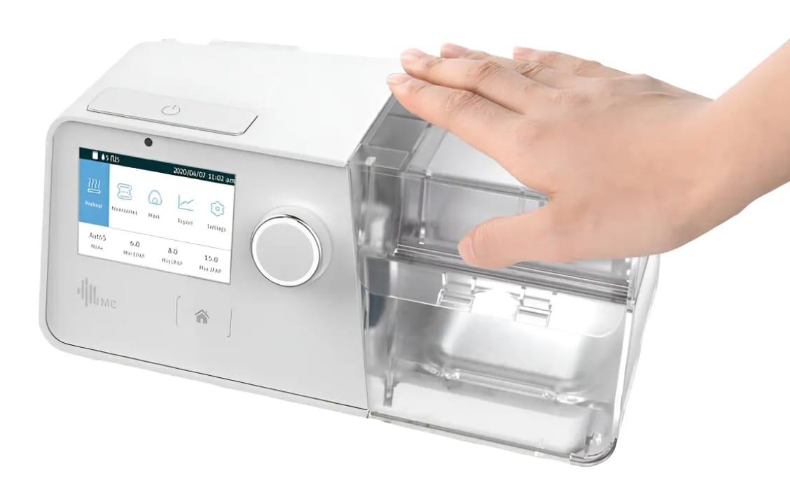 BIPAP BMC G3 CON FRECUENCIA RESPIRATORIA Y HUMIDIFICADOR