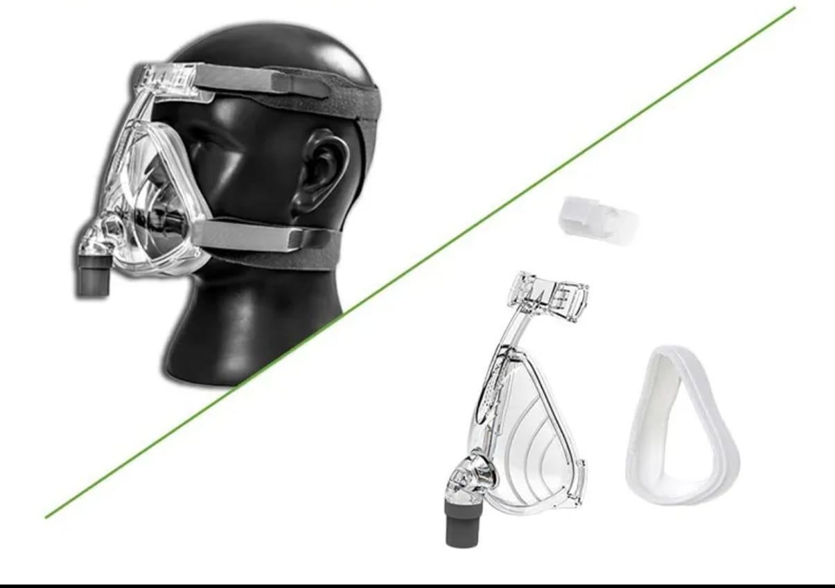 Máscara CPAP, BIPAP BMC F2 NASOBUCAL CON APOYA FRONTAL 