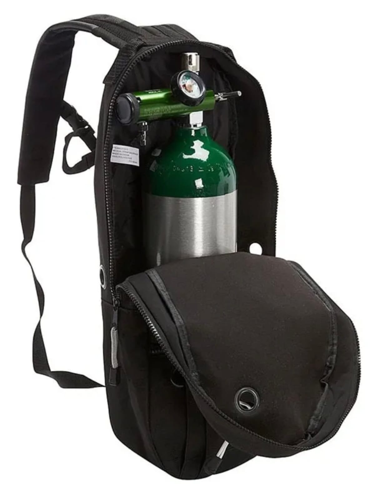 mochila de oxigeno, tubo de 0,415+ regulador+ bolso+ carga