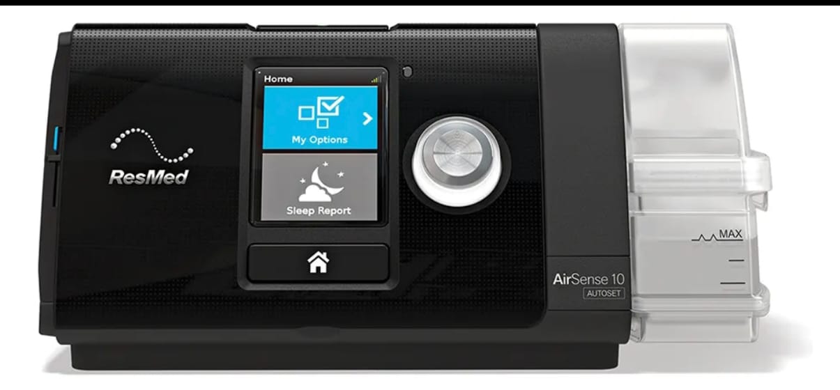 CPAP RESMED AIRSENSE 10 CON HUMIDIFICADOR Y CONECTIVIDAD