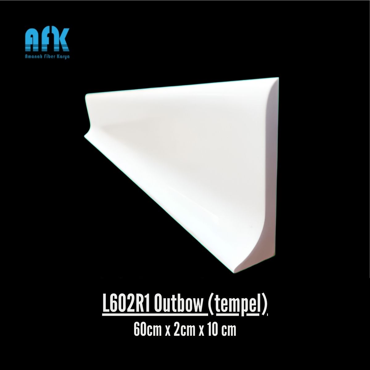 Plint Lantai Lurus 60x2x10 cm