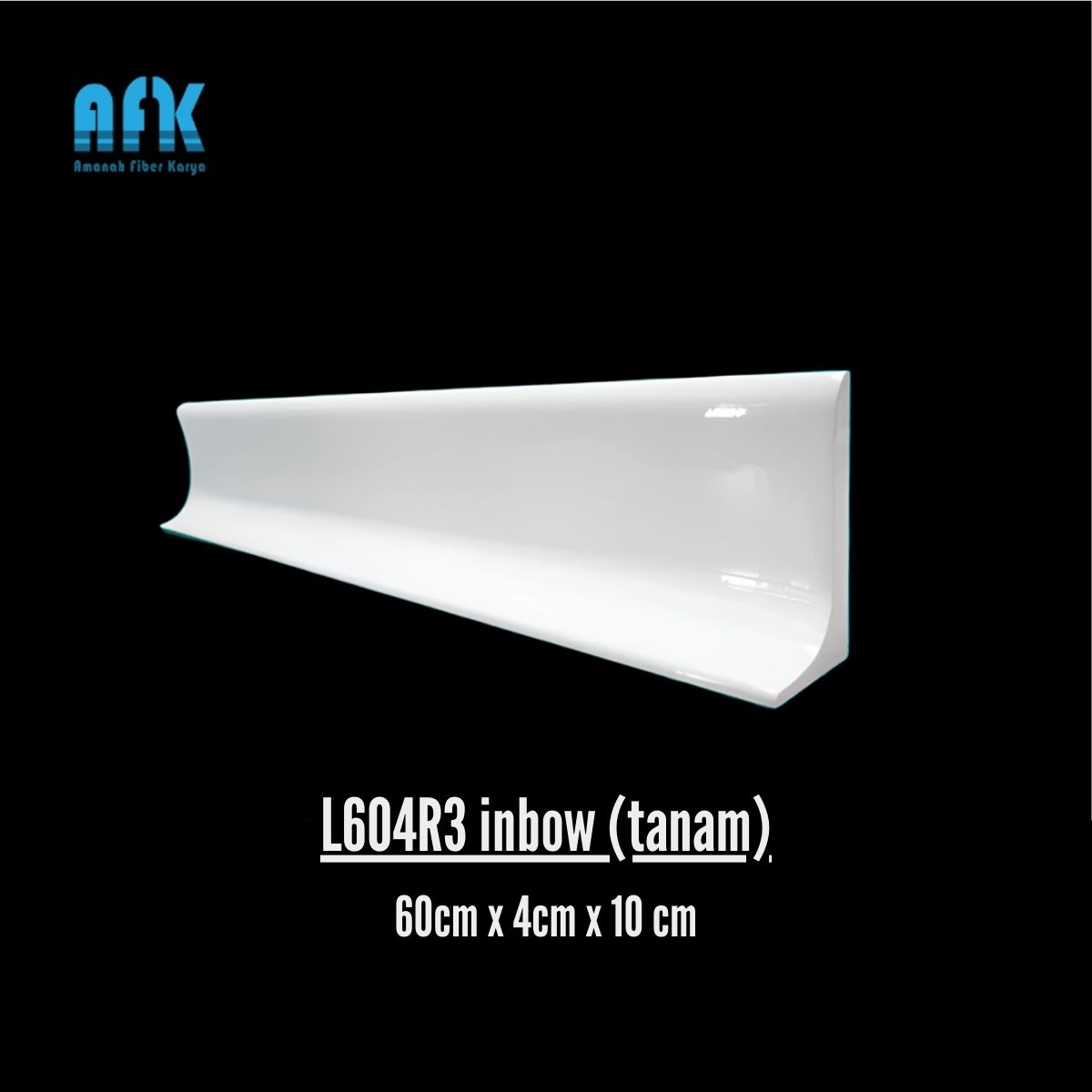 Plint Lantai Lurus 60x4x10 cm