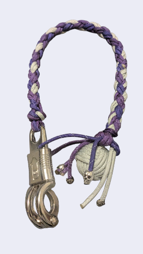 Reflective Acid Purple Silver Grey