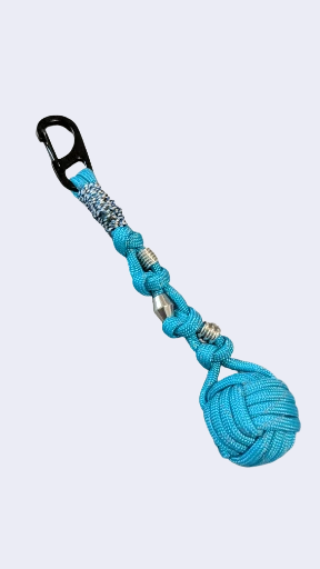 Reflective Neon Turquoise with Black Clip