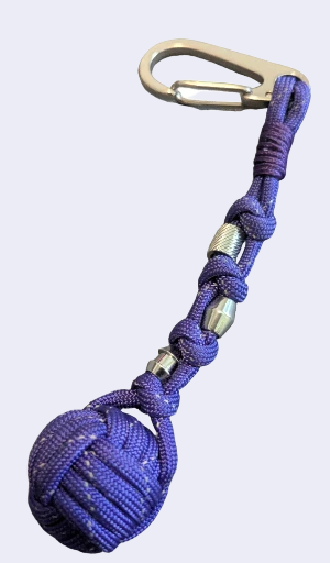 Reflective Acid Purple with Chrome Clip