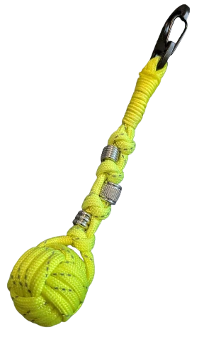 Reflective Neon Yellow Black Clip