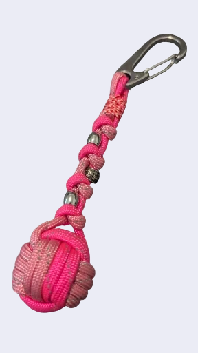 Reflective Pink Neon Pink Chrome Clip