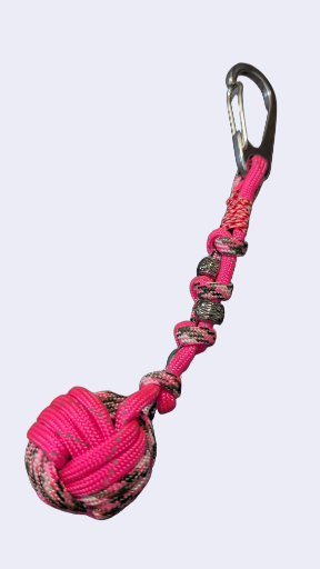 Reflective Pretty in Pink Camo Neon Pink Chrome Clip