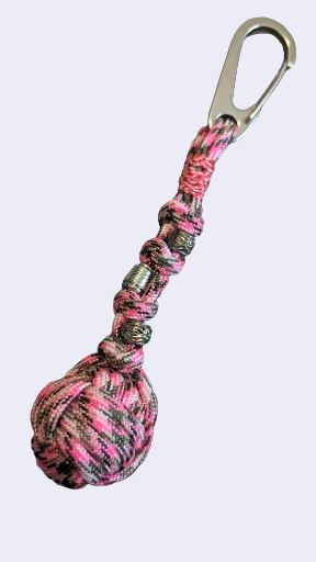 Reflective Pretty in Pink Camo with Chrome Clip