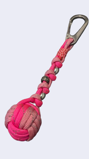 Reflective Pink Neon Pink Chrome Clip