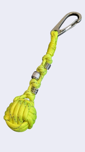 Reflective Neon Yellow with Chrome Clip