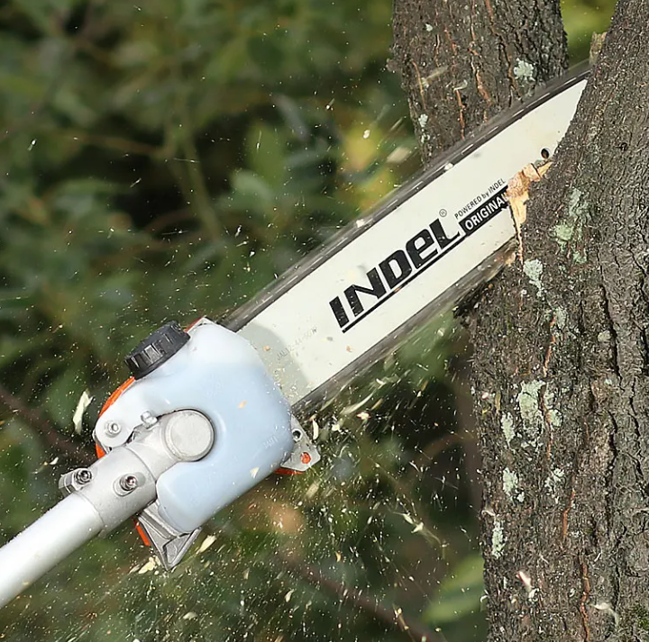  Tete tronçonneuse  pour debroussailleuse Indel