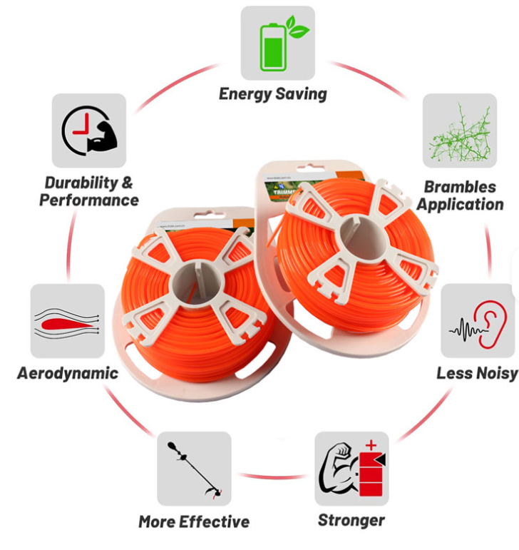 Fil de coupe pour débroussailleuse