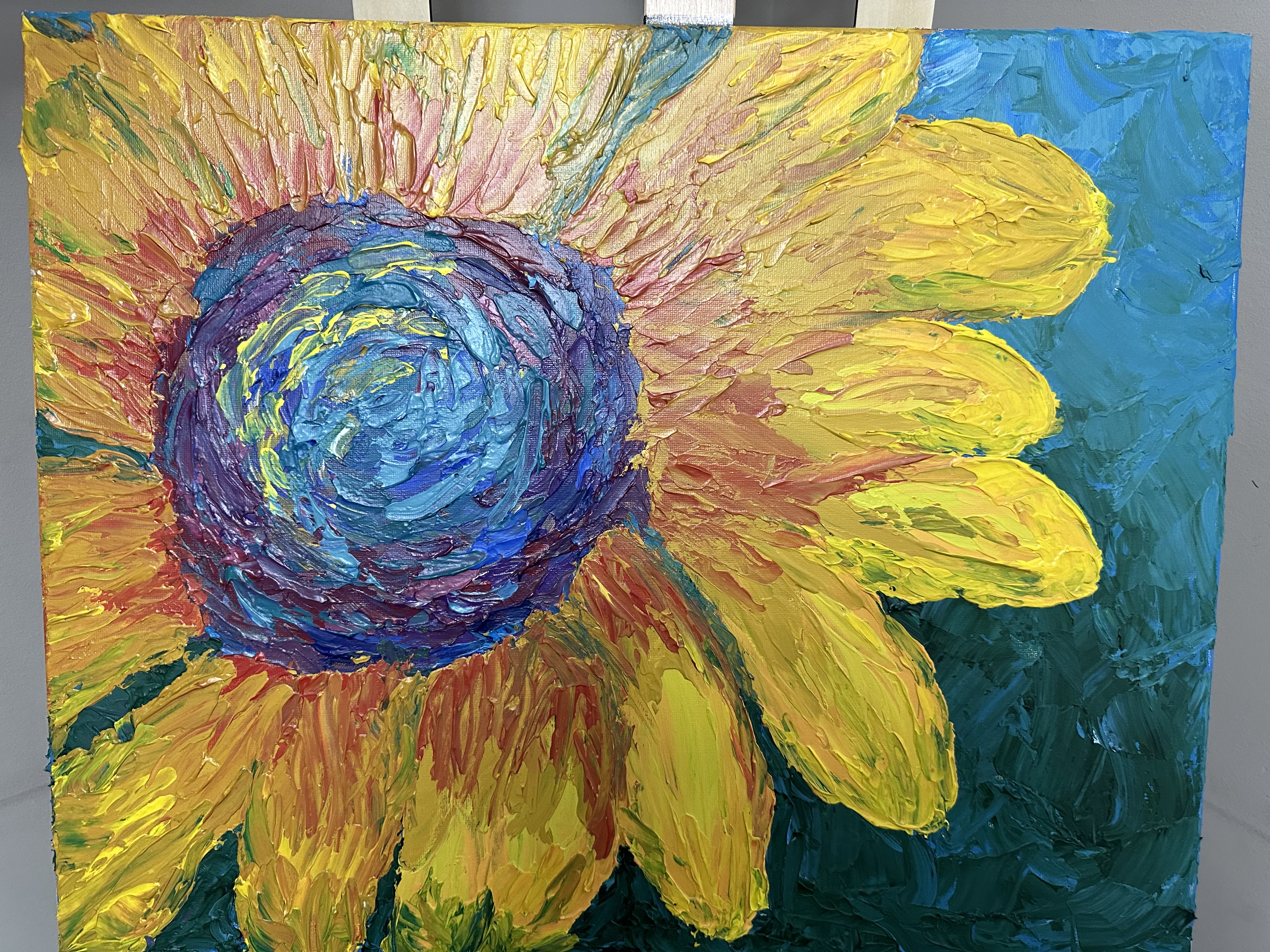 Floral Textural Paintings