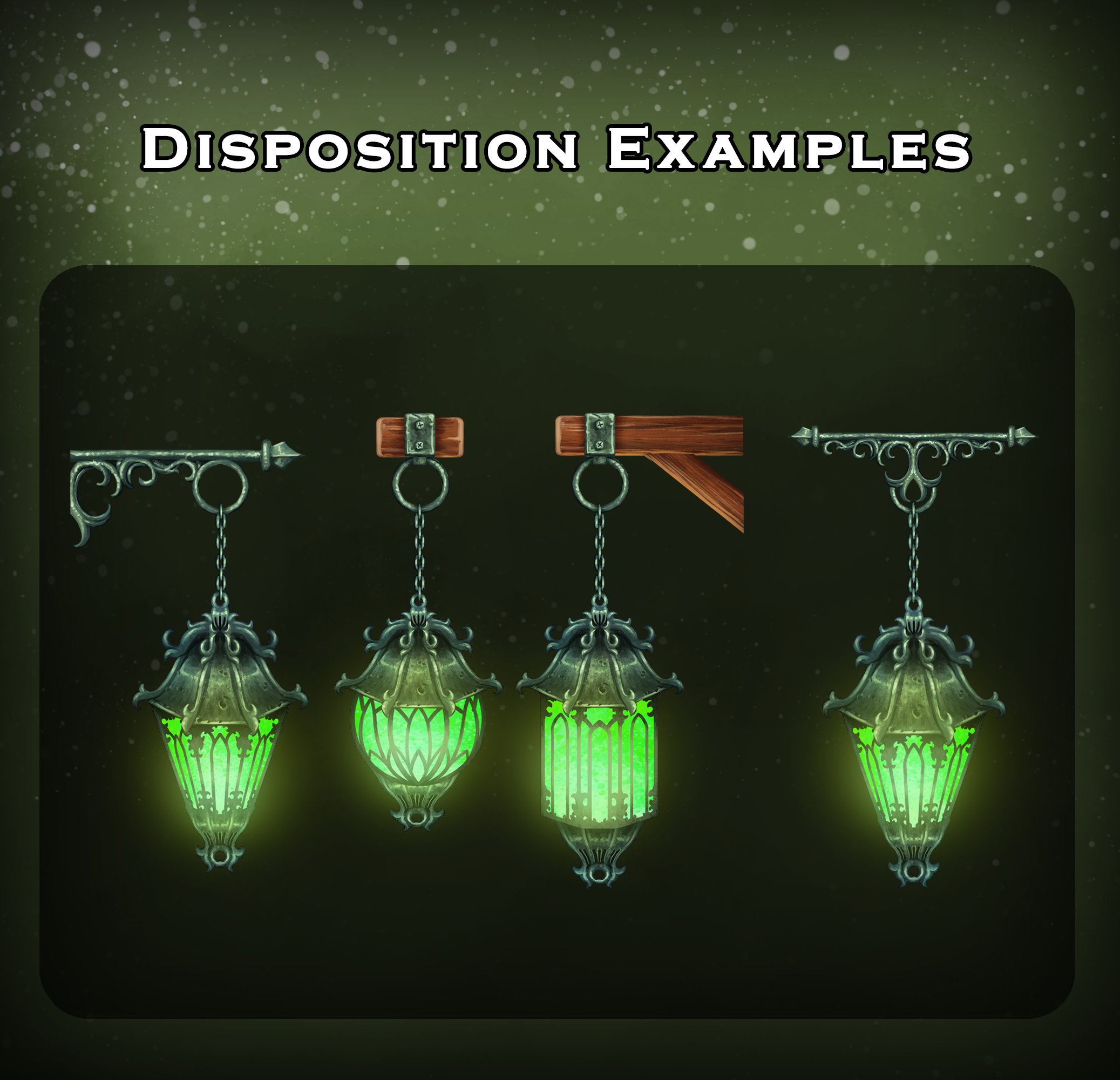 Animated Cute Lantern Decorations Stream Ornamentation pack