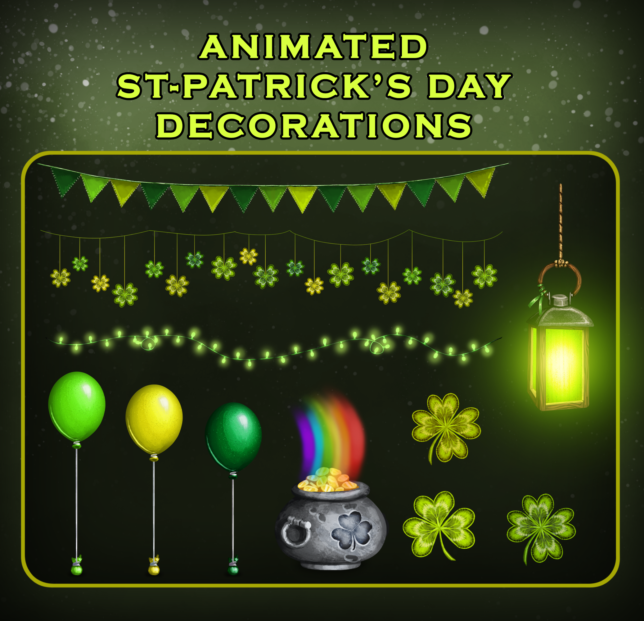 Animated St. Patrick's Day Decorations