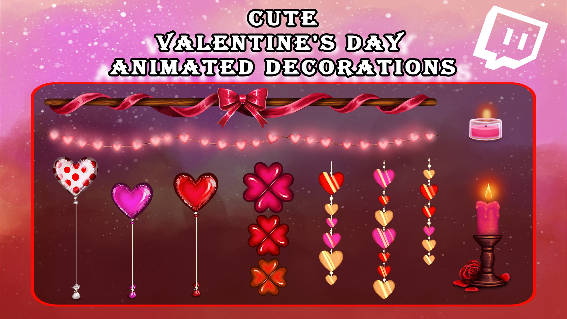 Valentine's Day Animated Decorations