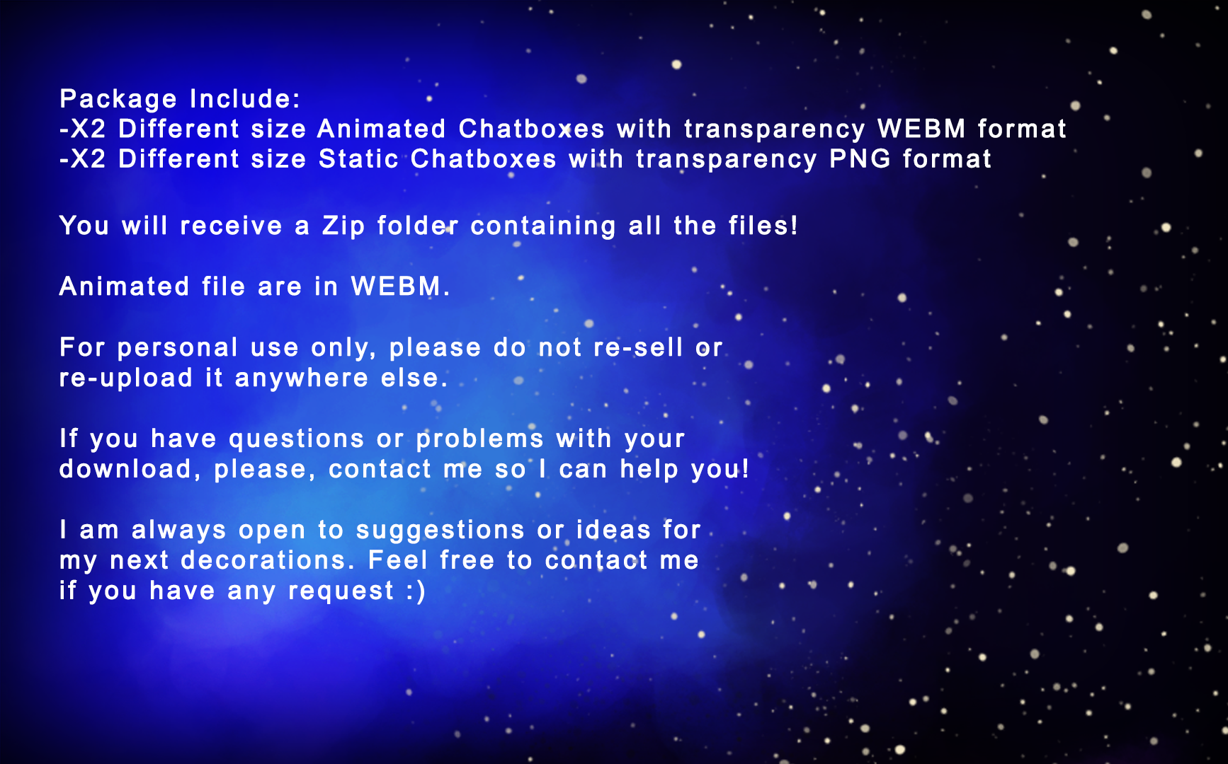 Animated Stream ChatBox