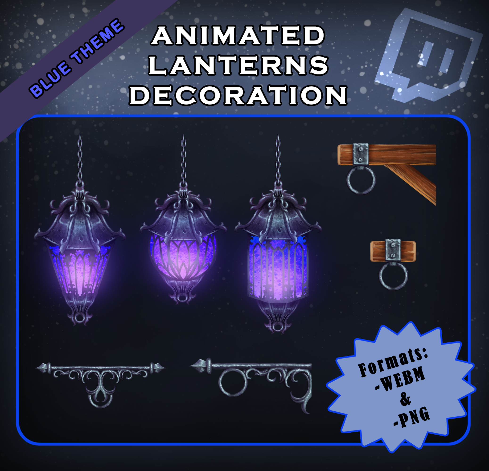 Animated Lanterns Decoration