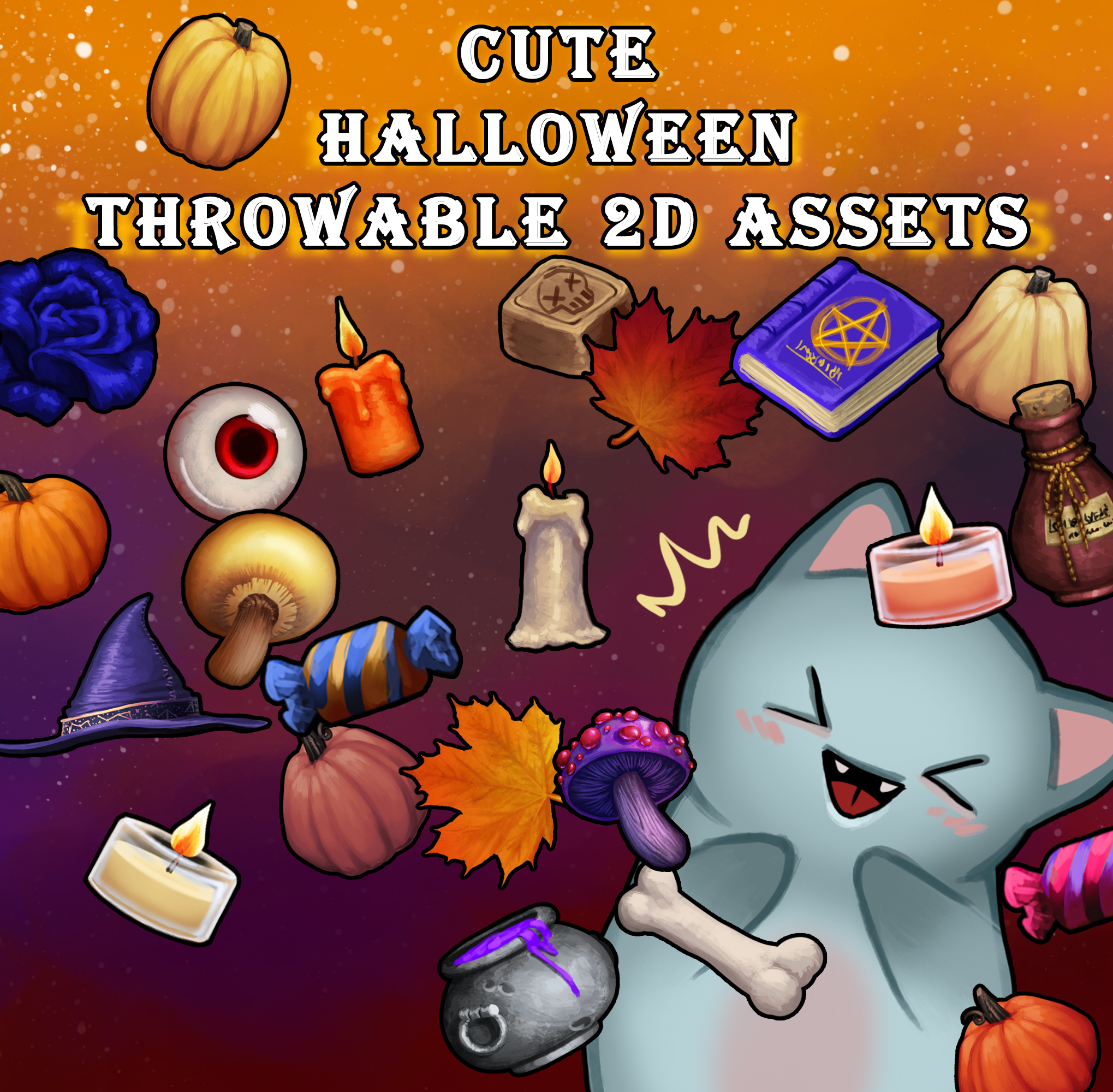 Halloween Throwable 2D Assets