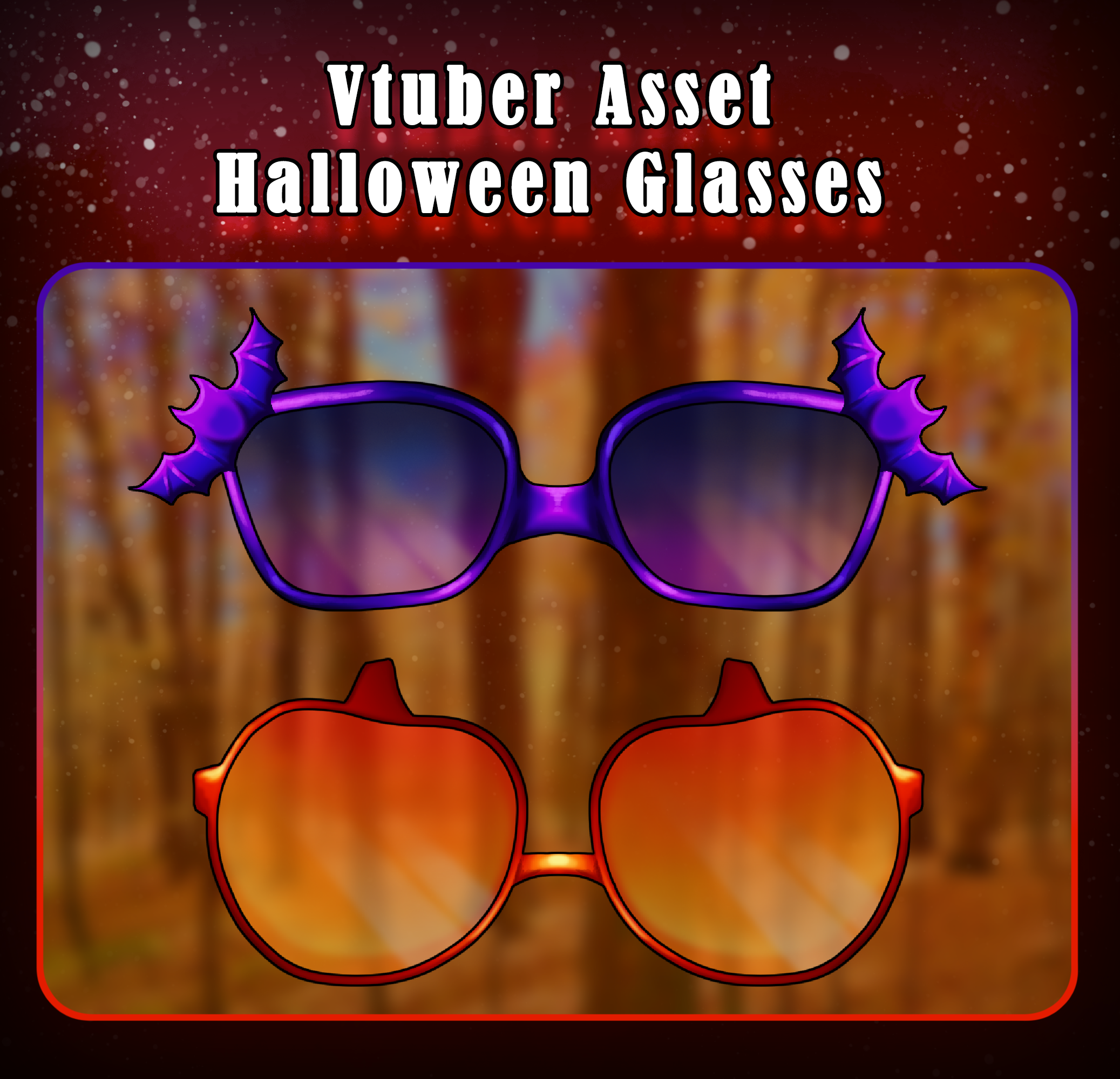 VTuber Halloween Glasses