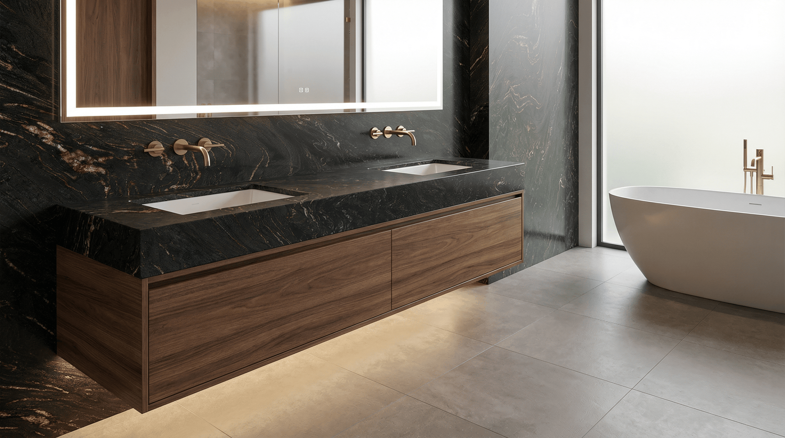 Titanium Gold Granite