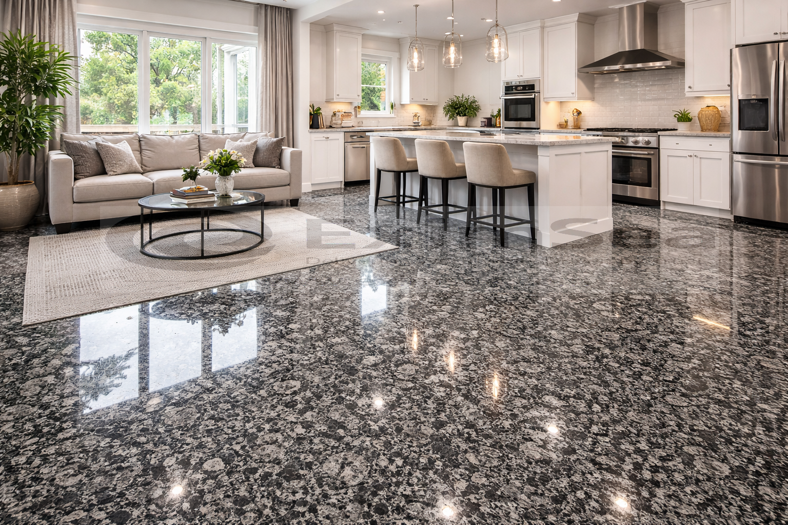 Crystal Blue Granite