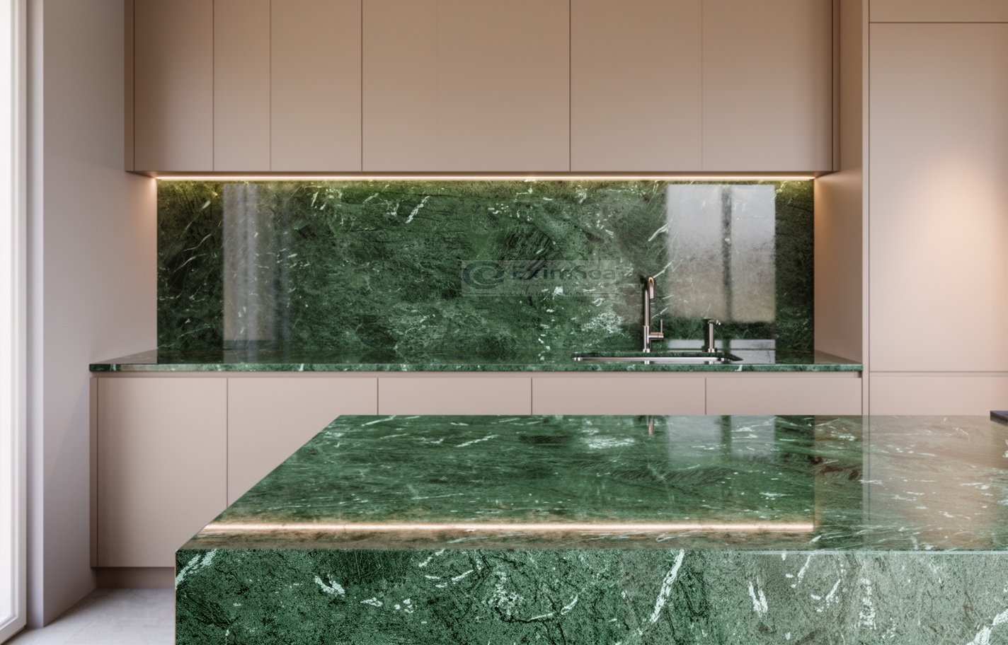Forest Green Marble (Verde gutamala)