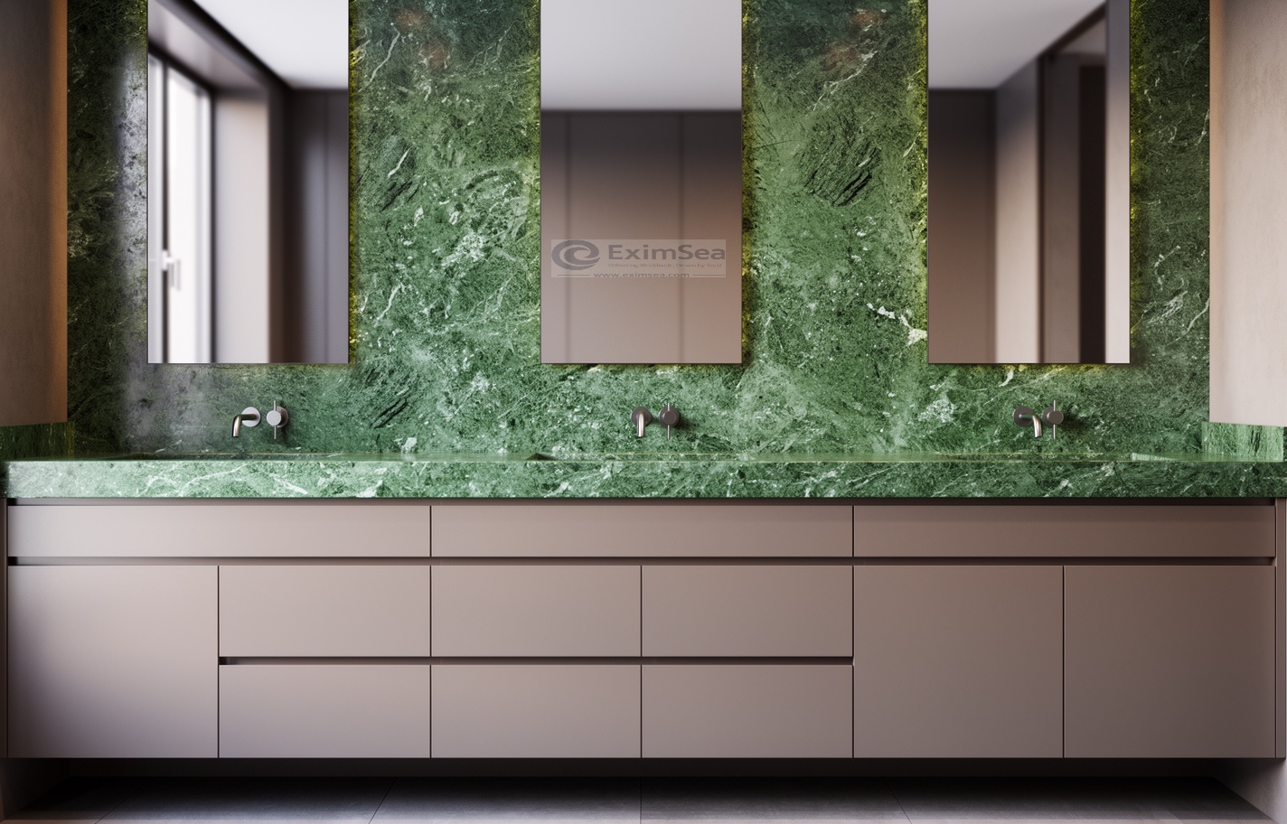 Forest Green Marble (Verde gutamala)